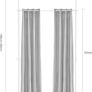 Floor to Ceiling Blackout Curtain with Metal Telescopic Poles Image 4