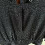 Black Sparkly Stretch Top (Size 12) Image 4