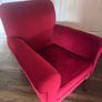 red arm chair Image 2