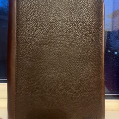 leather document holder