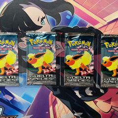 Pokemon EX Delta Species Empty Opened Vintage Booster Pack