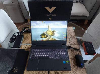 Gaming Laptop Hp Victus i5 12450H 8/12 RTX4050 6GB 16gb DDR4 3200mhz 512GB NVMe PCIE 4.0 15.6" 1080p 144hz Ips 250nits Win11 RGB