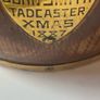 Rare Oak and brass biscuit barrel,1887 Image 6