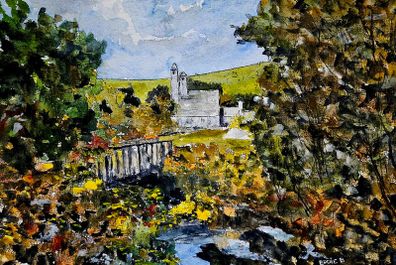 glendalough watercolor