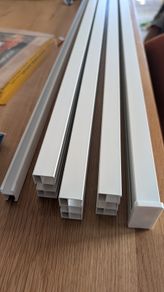 IKEA Vidga curtain track rails and fittings