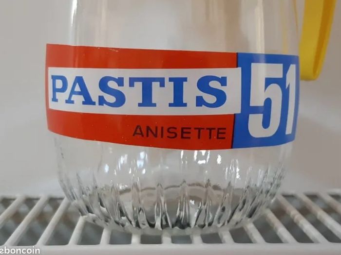 Vintage PERNOD Pastis glass pitcher jug c1951
