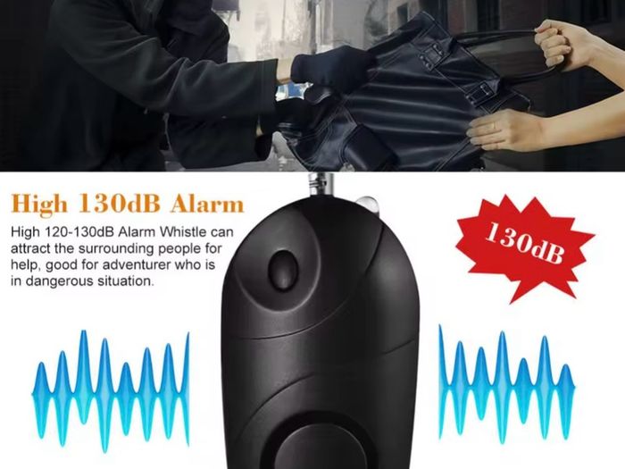 Personal alarm keychain - new