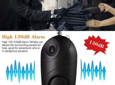 Personal alarm keychain - new