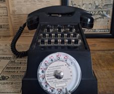French Bakelite Telephone Switchboard