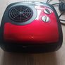 Compact red Electric fan heater Image 2