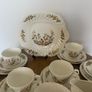 Tea Set Ansley Garden Pattern 21 piece, plus 2 jugs, 2 sugar bowls Image 2