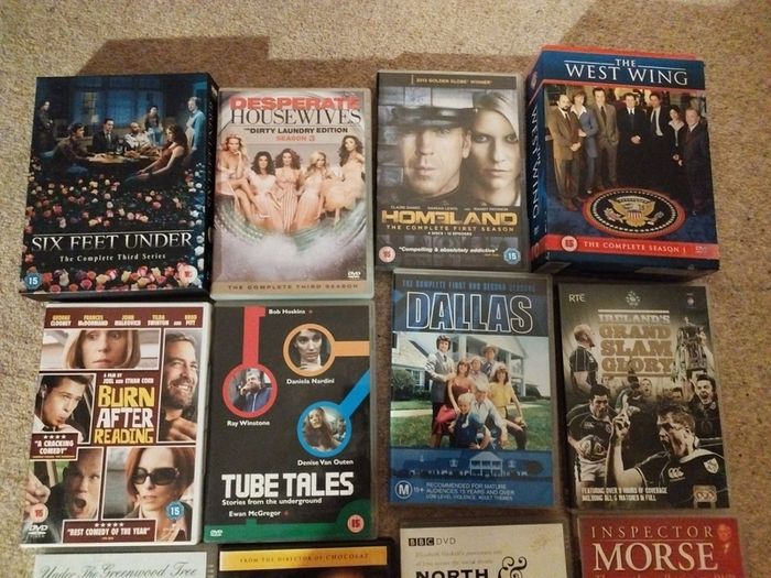 Dvd job lot movies and series