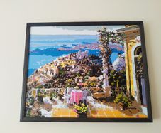 Hand painted by myself framed painting for sale