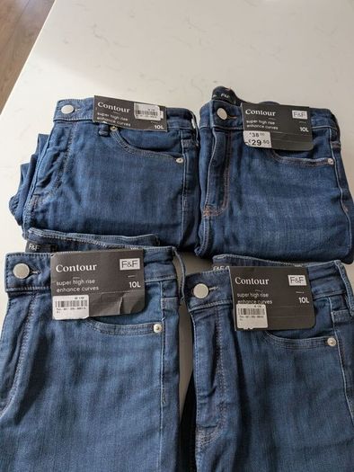 womens jeans F&F contour