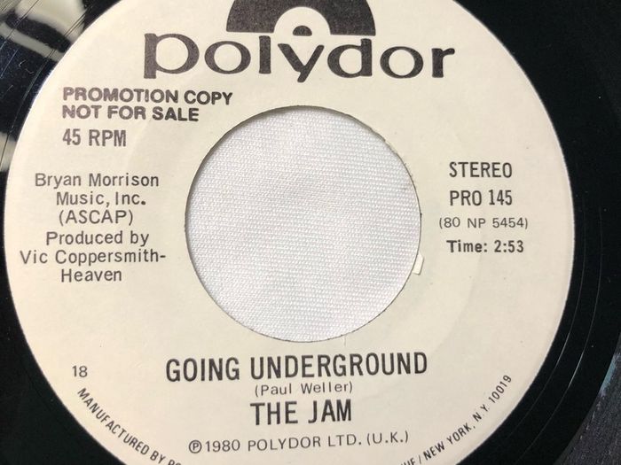 The Jam - Going Underground (1980) 7" USA Promo