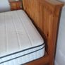 King size bed - solid oak Image 6