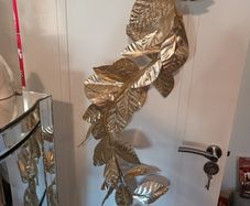 Gold christmas garland