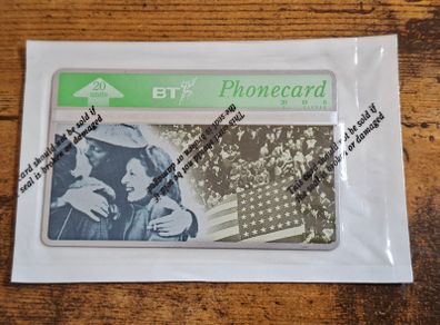UK BT Phonecard "The Time Of Our Lives 50th Anniversary of VE Day", 1995, No 4 - free standard postage