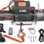 Electric Winch 13500 LBS/ 6123KG 12V 27M/92FT Synthetic Tow Rope Image 6