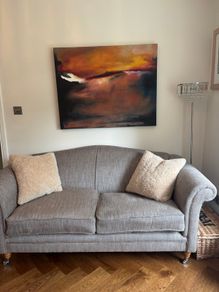 PRICE DROP Laura Ashley Sofa Recently Reupholstered