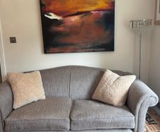 PRICE DROP Laura Ashley Sofa Recently Reupholstered