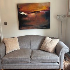 PRICE DROP Laura Ashley Sofa Recently Reupholstered
