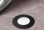 LED In Ground Lights 9 cm Diameter Black Drive Over