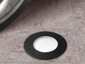 LED In Ground Lights 9 cm Diameter Black Drive Over