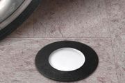 LED In Ground Lights 9 cm Diameter Black Drive Over