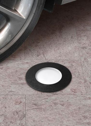 LED In Ground Lights 9 cm Diameter Black Drive Over