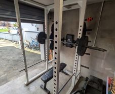 Squat rack York commercial
