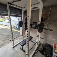 Squat rack York commercial