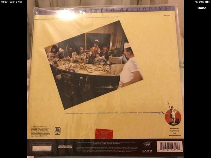 SUPERTRAMP | Breakfast In America    {Mobile Fidelity Sound Lab}