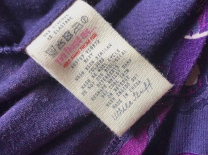 White Stuff Ladies Purple Floral Midi Jersey Dress Uk 10 Including Postage