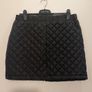 PENNEYS Primark Black Quilted Zip Down Skirt Size 16! Image 4
