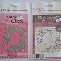 Butterfly Corners, Stamp and Die Set