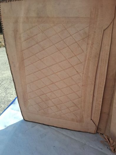 Hand Tooled Leather Presentation Folder