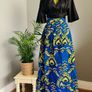 African Print Wrap Skirt Womenswear Image 2