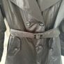 London Fog Black Trench Coat Large Image 4