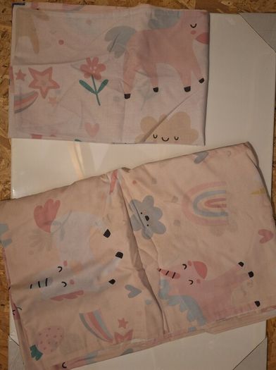 Aldi single bed duvet set, unicorn theme