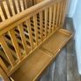 Mama and Papas Solid Oak Cot Image 4