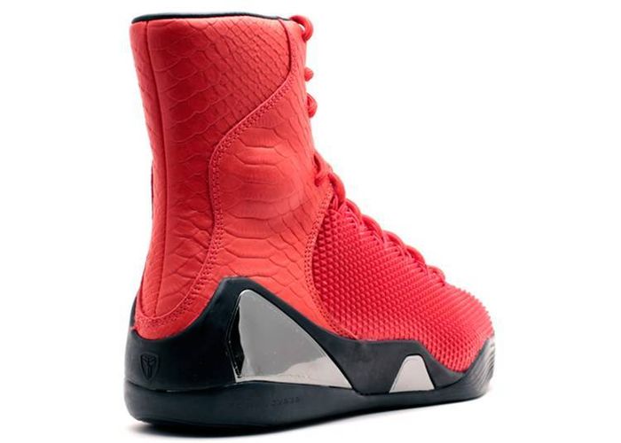 Nike Kobe 9 High Krm Red Mamba Qs Snakeskin Uk 11/ Us 12 Deadstock