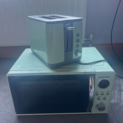 Microwave and toaster