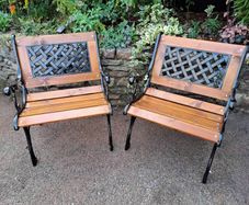 Cast iron Garden chairs