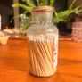 Glass Jar with Matches Image 2