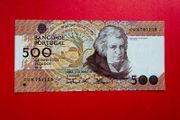 Portugal.  500   Escudos  1993    Pick 180   ( uncirculated )