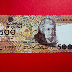 Portugal.  500   Escudos  1993    Pick 180   ( uncirculated )