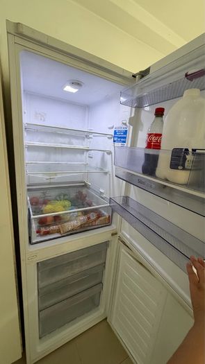 fridge and freezer