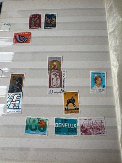 LUXEMBURG collection in stamp album