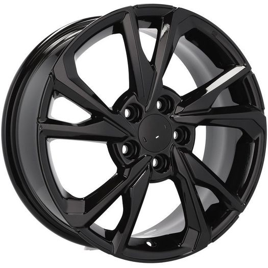 17" SI Type Black Alloy Wheels Honda Hyundai Kia Lexus Mazda Mitsubishi Nissan Renault Subaru Suzuki Toyota 5x114,3